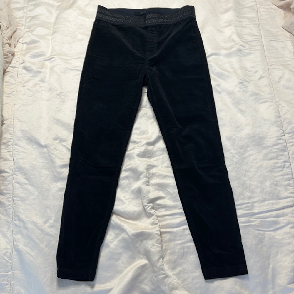J Brand Black Velvet Pants